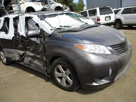 2012 TOYOTA SIENNA LE GRAY 3.5L AT 2WD Z16417